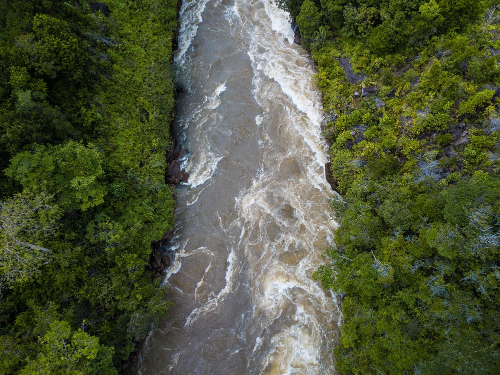 1 Aerial view of Igara Paraná River, La Chorrera, Amazonas Department, Colombia. © Luis Barreto  WWF-UK Small_WW2134864